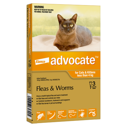 Advocate Treatment For Cats 0-4kg