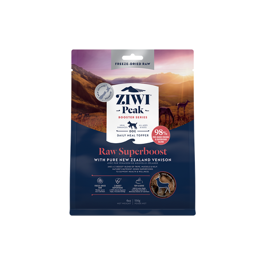 Ziwi Peak Freeze-Dried Dog Superboost Venison Pouch 114g