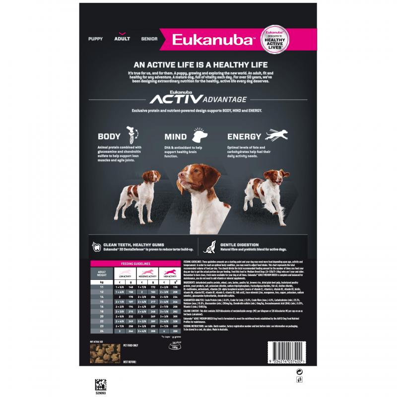 Eukanuba Medium Breed Adult Dry Dog Food