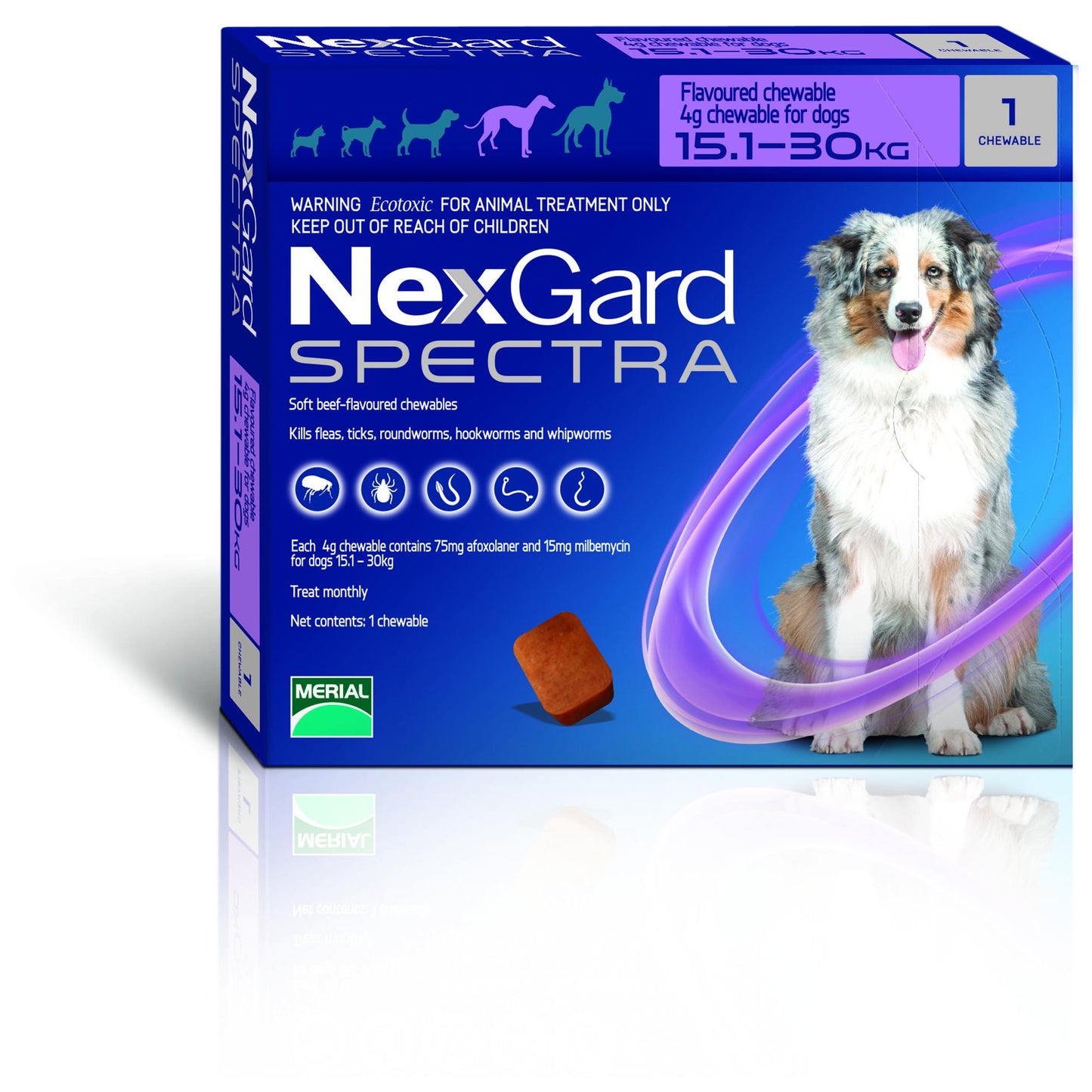 NexGard Spectra Chewables for Large Dogs 15.1-30kg