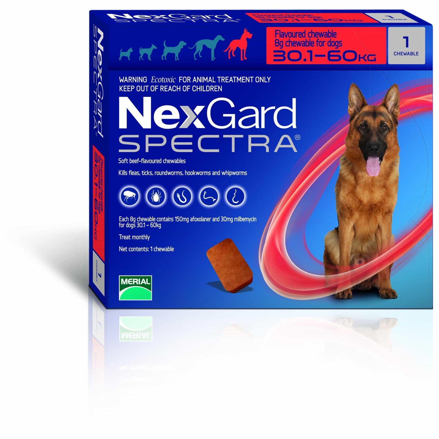 NexGard Spectra Chewables for X-Large Dogs 30kg+