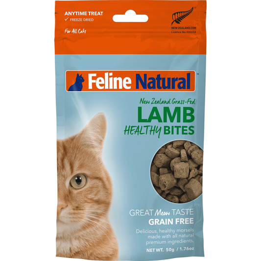 Feline Natural Healthy Bites Lamb Cat Treats