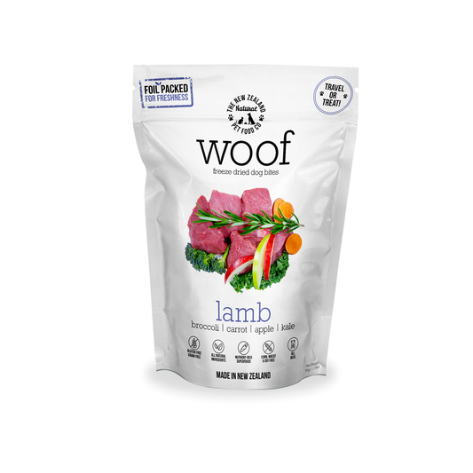 NZ Natural Pet Food Co Woof Lamb Freeze Dried Dog Bites