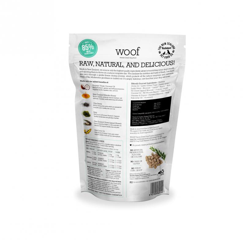 NZ Natural Pet Food Co Woof Chicken Freeze Dried Dog Food