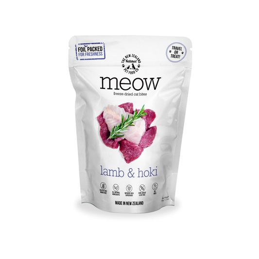 NZ Natural Pet Food Co Meow Lamb and Hoki Freeze Dried Cat Bites