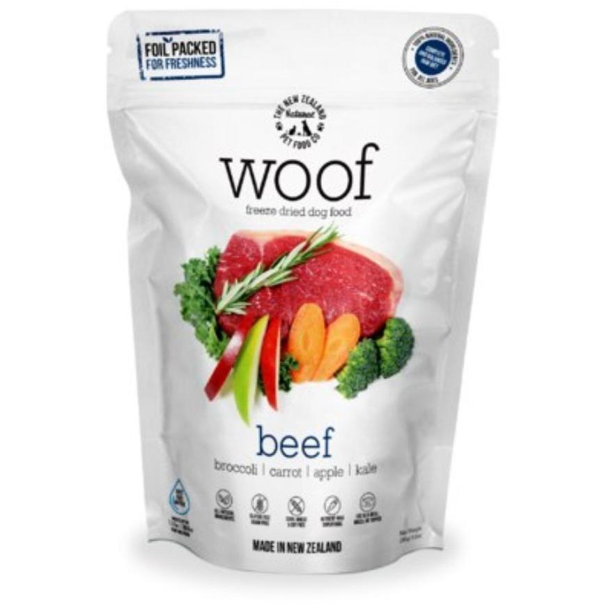 NZ Natural Pet Food Co Woof Beef Freeze Dried Dog Food