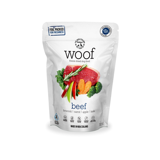 NZ Natural Pet Food Co Woof Beef Freeze Dried Dog Food