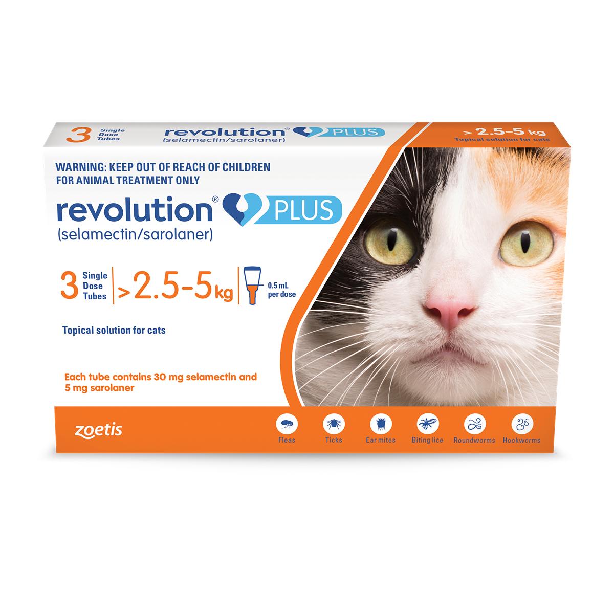 Revolution Plus Flea Treatment for Cats & Kittens