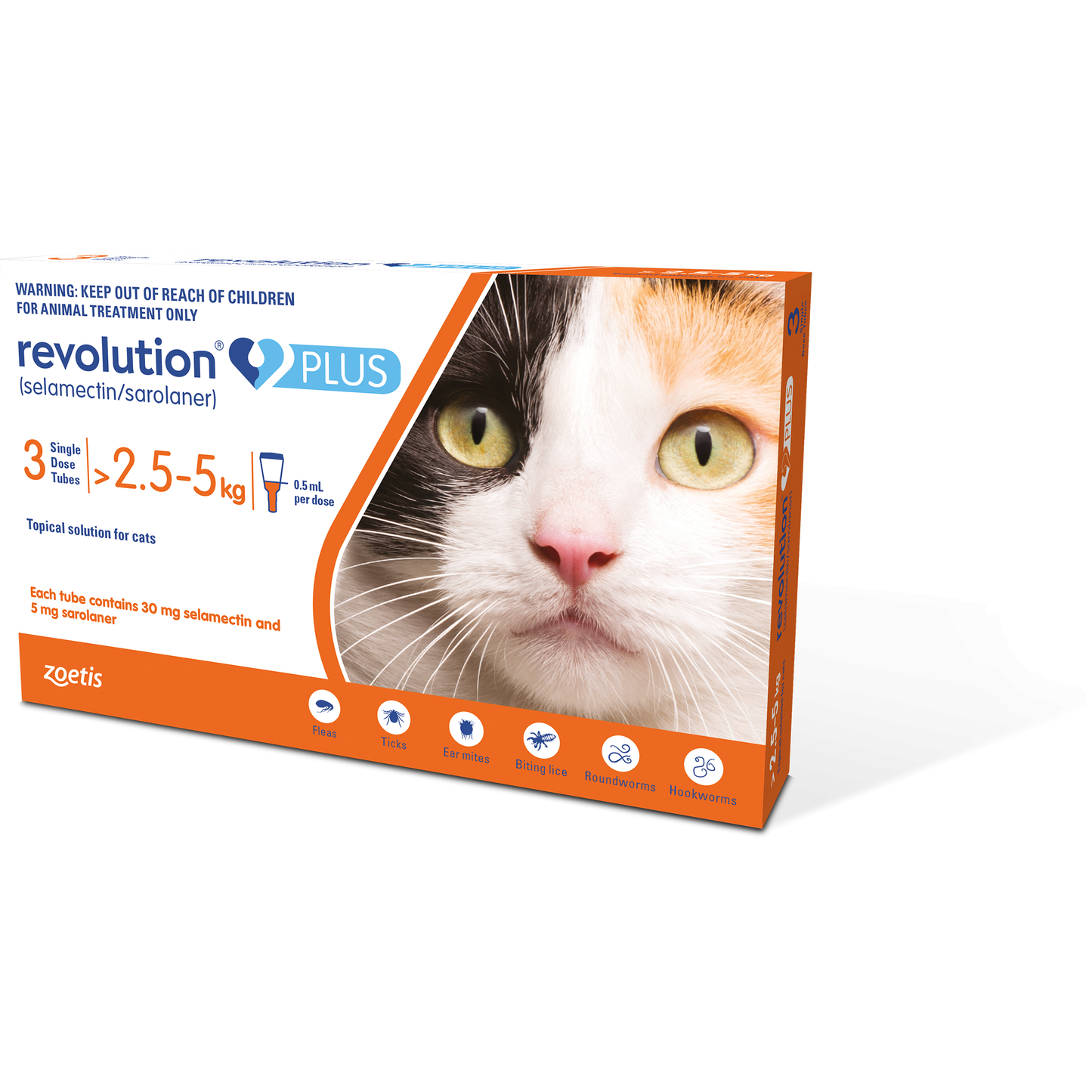 Revolution Plus Flea Treatment for Cats & Kittens