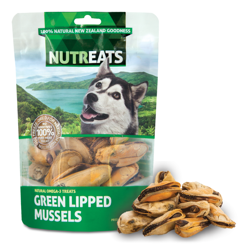 Nutreats Green Lipped Mussel Freeze Dried Dog Treats