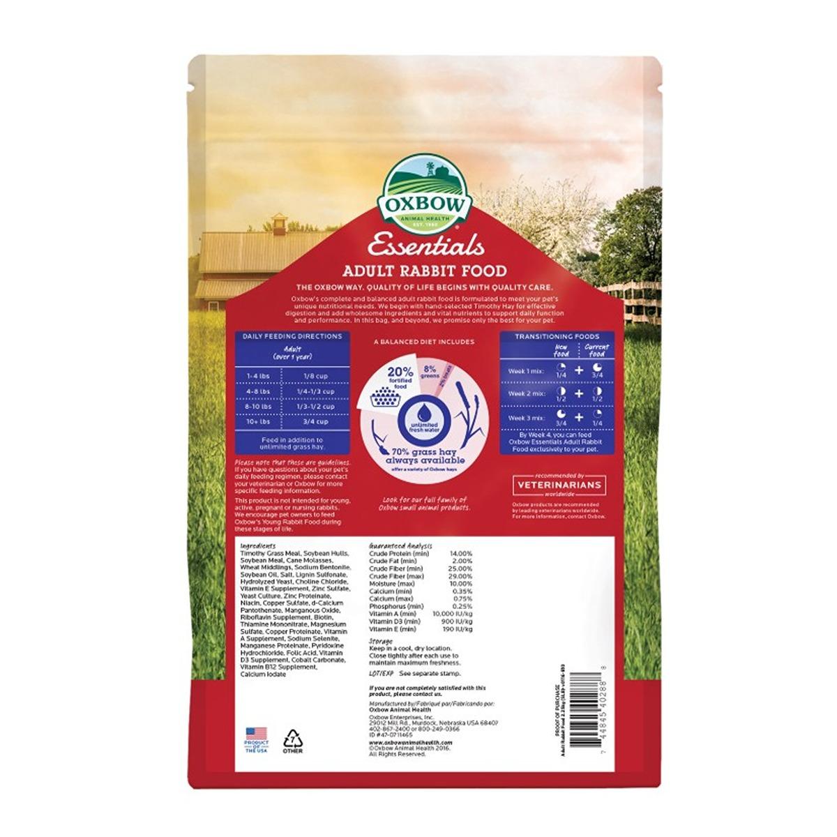 OxBow Adult Rabbit Food