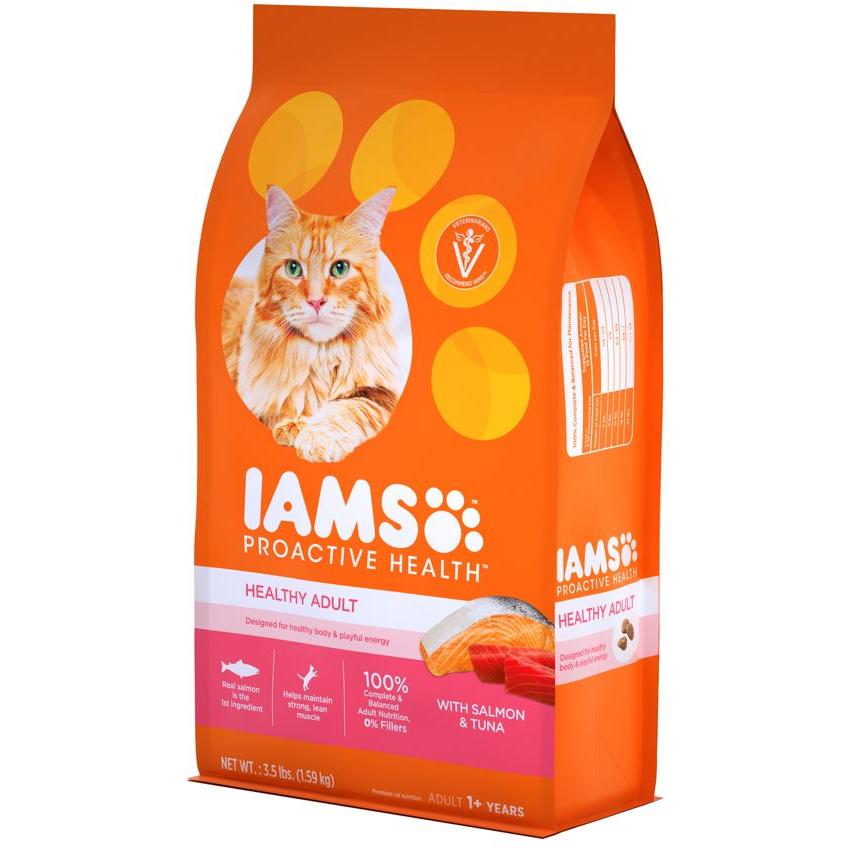 Iams Proactive Health Salmon & Tuna Adult Dry Cat Food