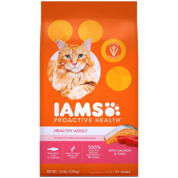 Iams Proactive Health Salmon & Tuna Adult Dry Cat Food