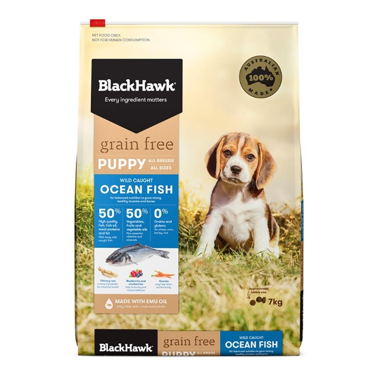 Black Hawk Grain Free Ocean Fish Dry Puppy Food