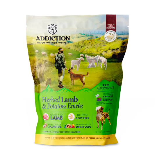 Addiction Grain-Free Herbed Lamb & Potato Air Dried Dog Food