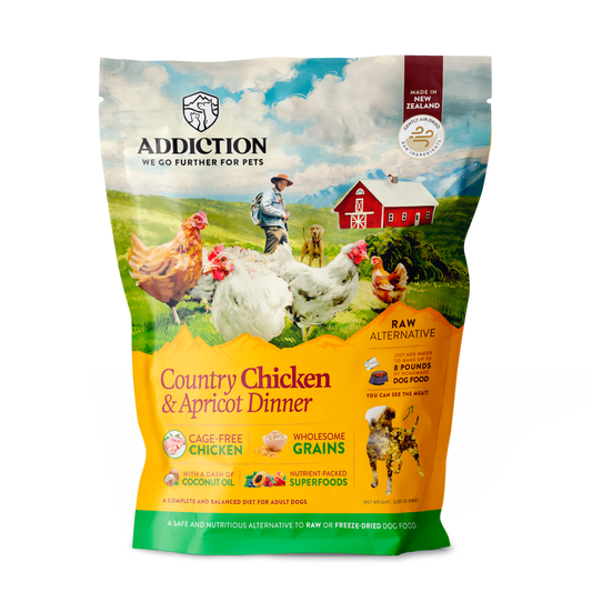 Addiction Grain-Free Country Chicken & Apricot Dinner Air Dried Dog Food