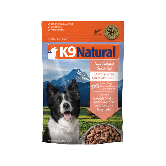 K9 Natural Freeze Dried Lamb & King Salmon Feast Dog Food