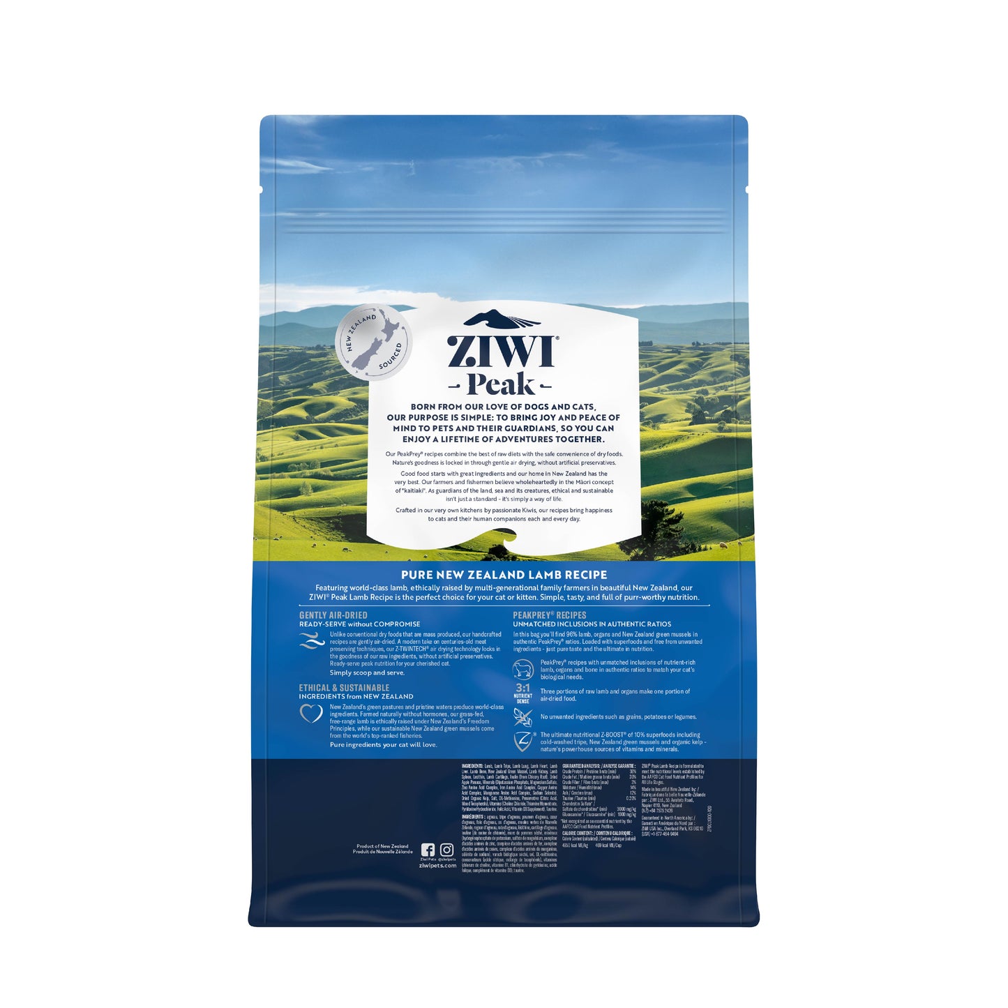 Ziwi Peak Lamb Air-Dried Cat Food