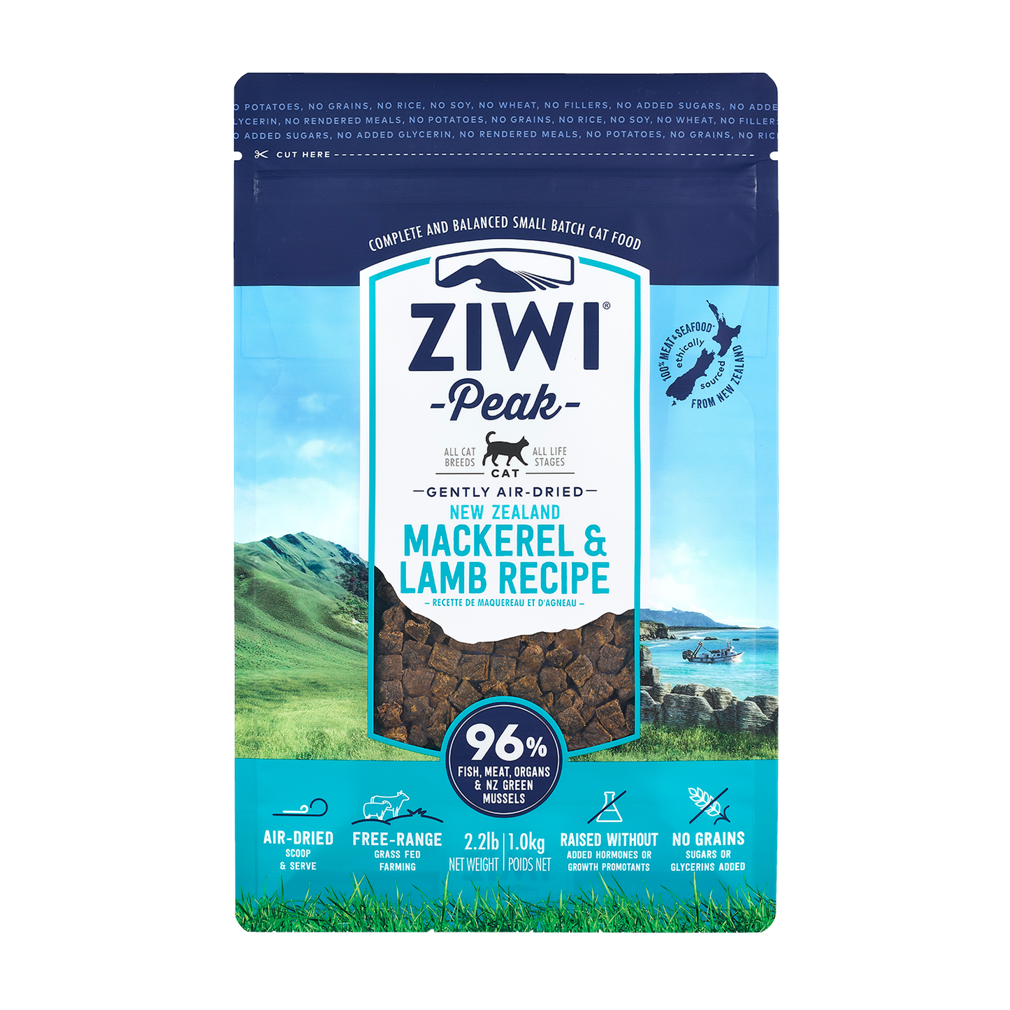 Ziwi Peak Mackerel & Lamb Air-Dried Cat Food