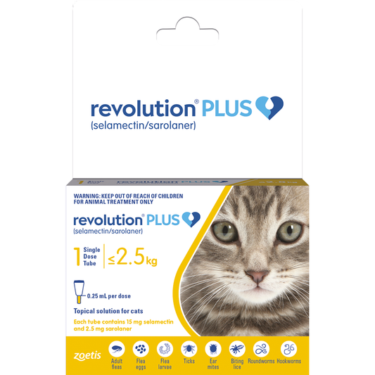 Revolution Plus Flea Treatment for Cats