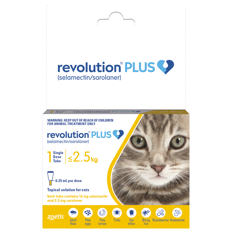 Revolution Plus Flea Treatment for Cats