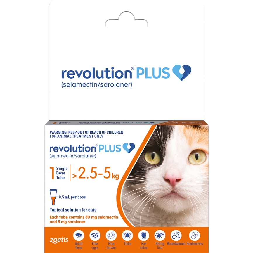 Revolution Plus Flea Treatment for Cats