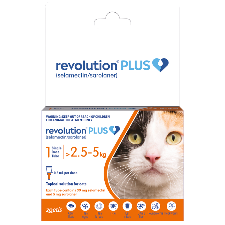 Revolution Plus Flea Treatment for Cats