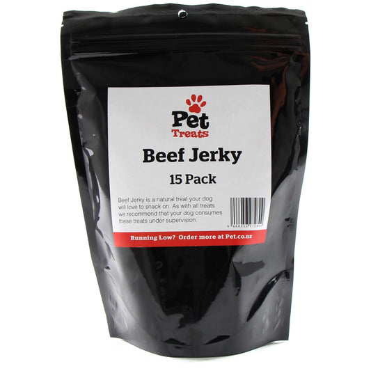 Pet.co.nz Beef Jerky Dog Treats 15cm