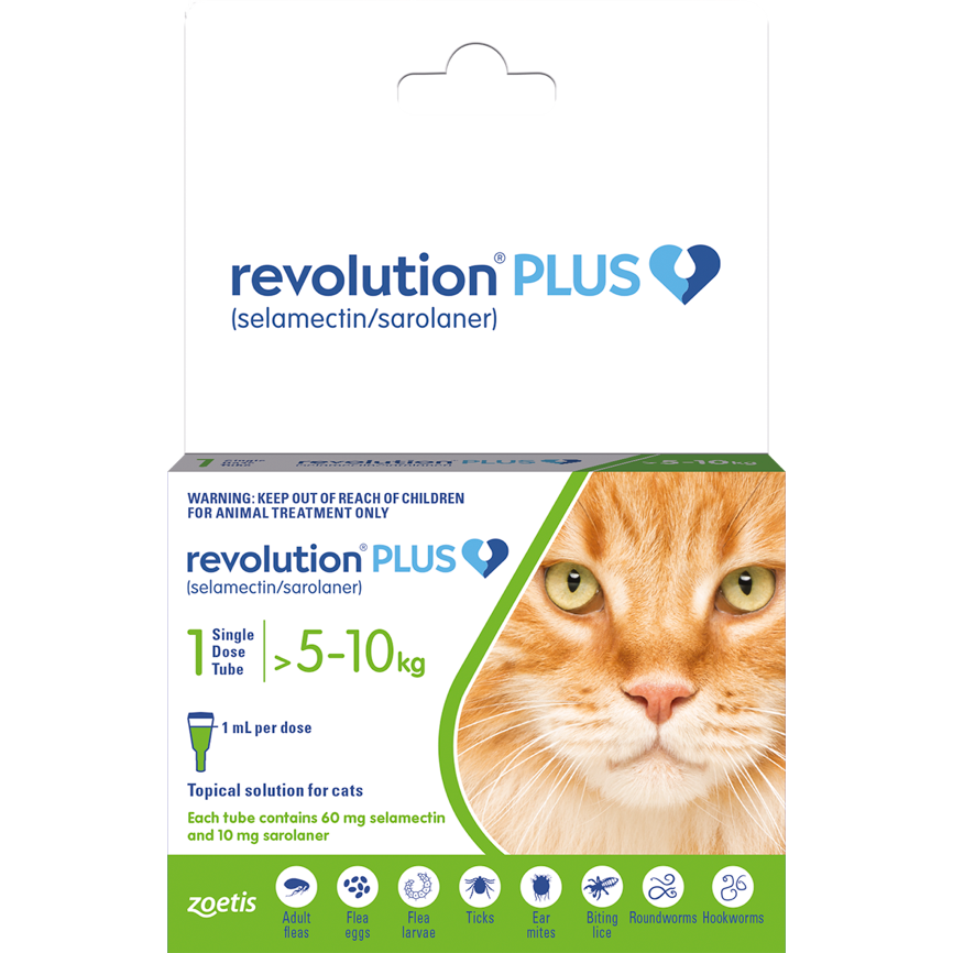 Revolution Plus Flea Treatment for Cats