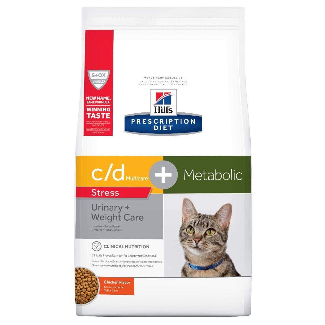 Hill's Prescription Diet c/d Multicare Stress + Metabolic + Urinary Weight Care Dry Cat Food