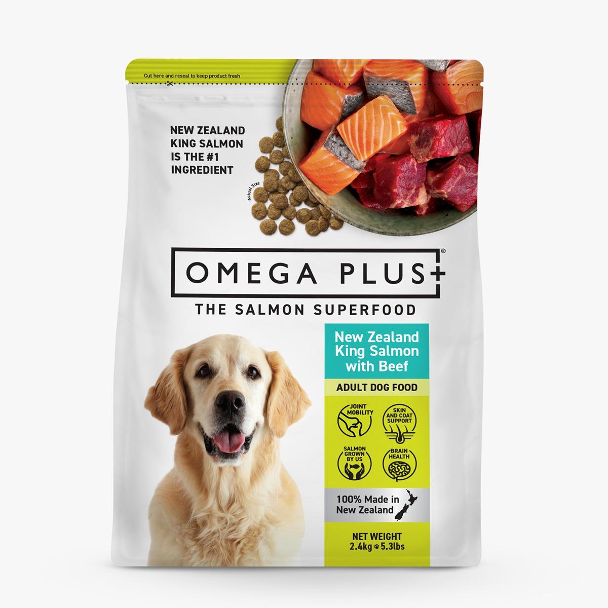 Omega Plus King Salmon & Beef Dog Food