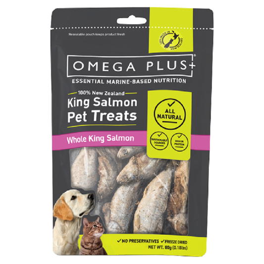 Omega Plus Whole King Salmon Pet Treats