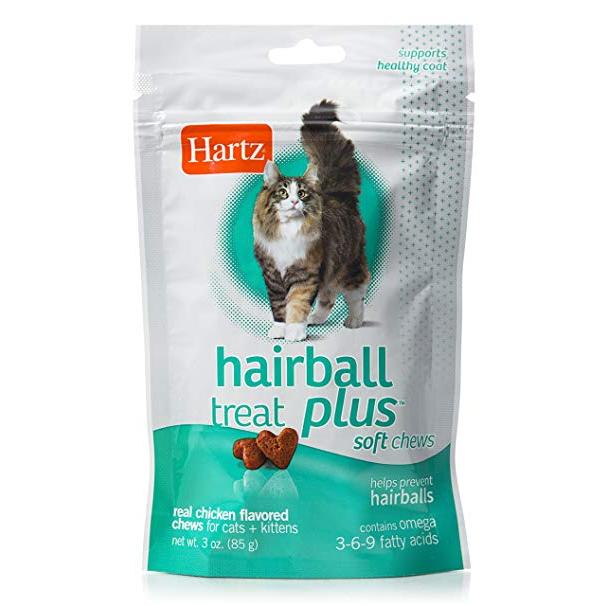 Hartz Hairball Remedy Plus Soft Chew Cat Treats