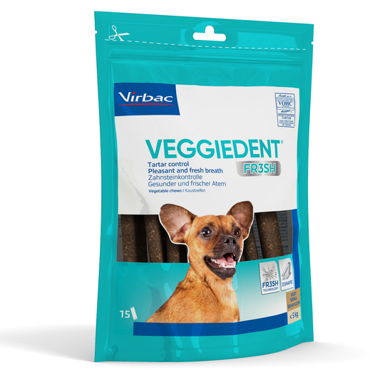 Virbac VeggieDent Tartar Control Dog Treats