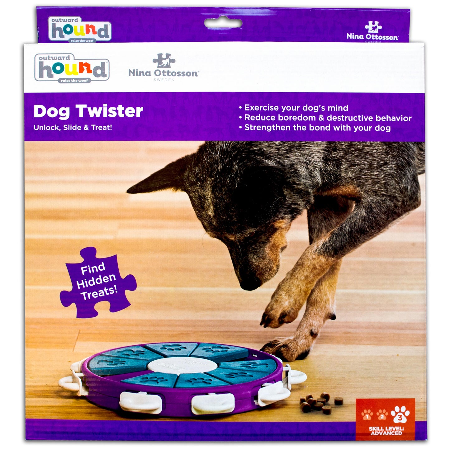 Outward Hound Nina Ottosson Twister Puzzle Dog Toy