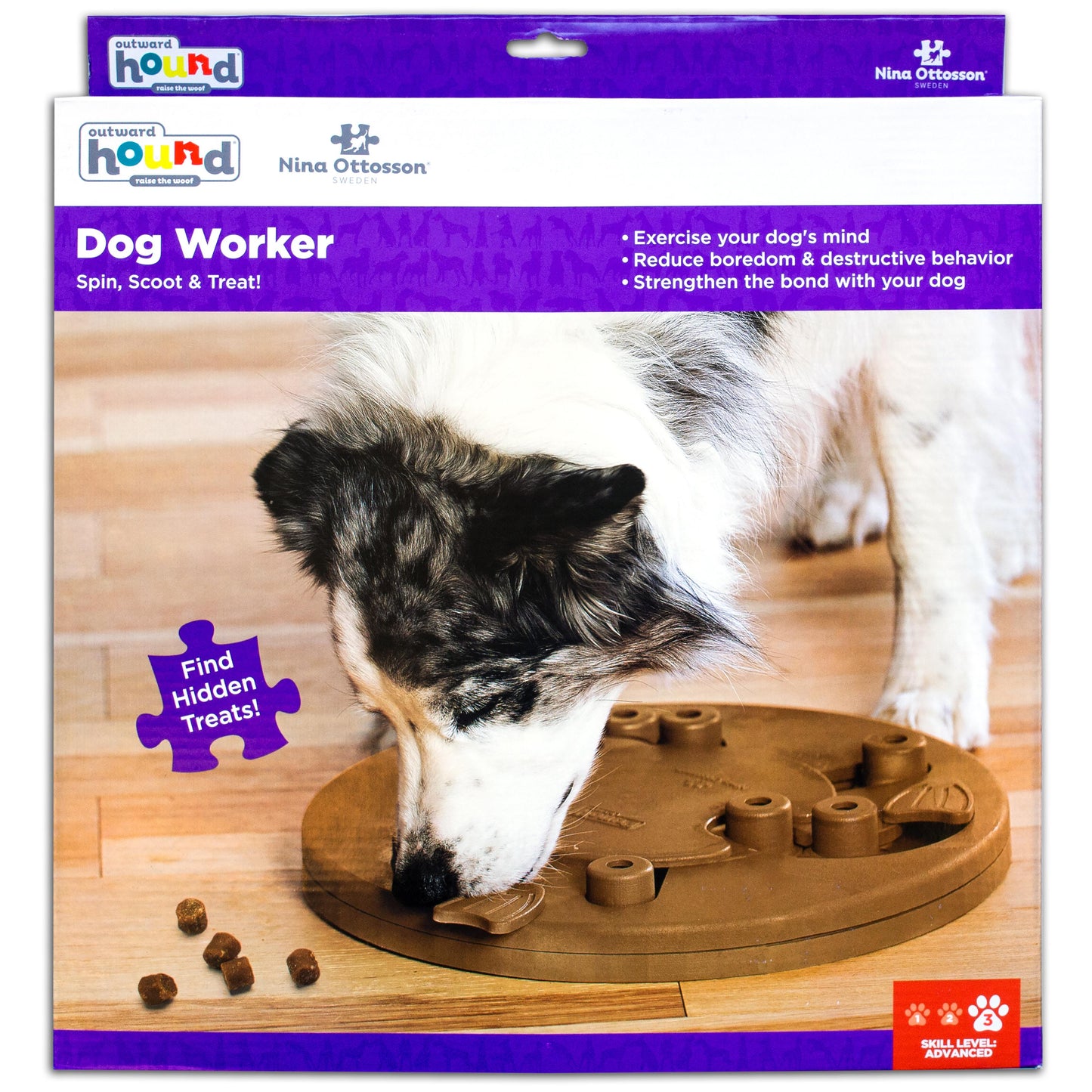 Outward Hound Nina Ottosson Worker Puzzle Dog Toy