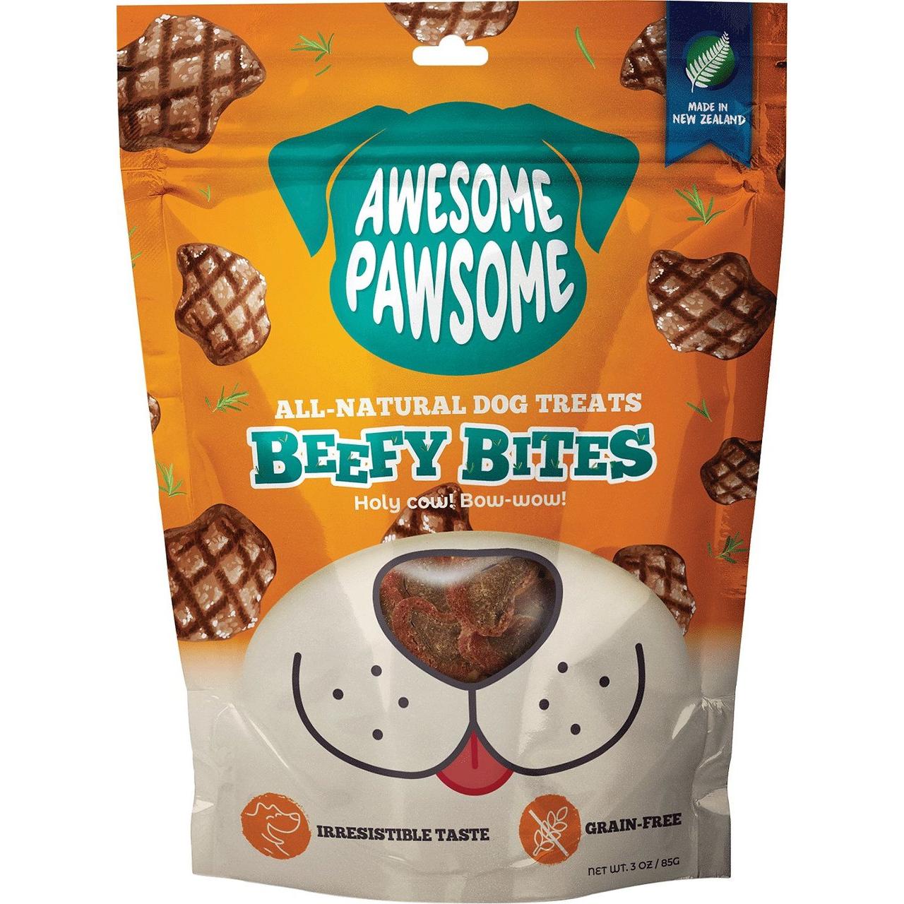 Awesome Pawsome Beefy Bites Dog Treats