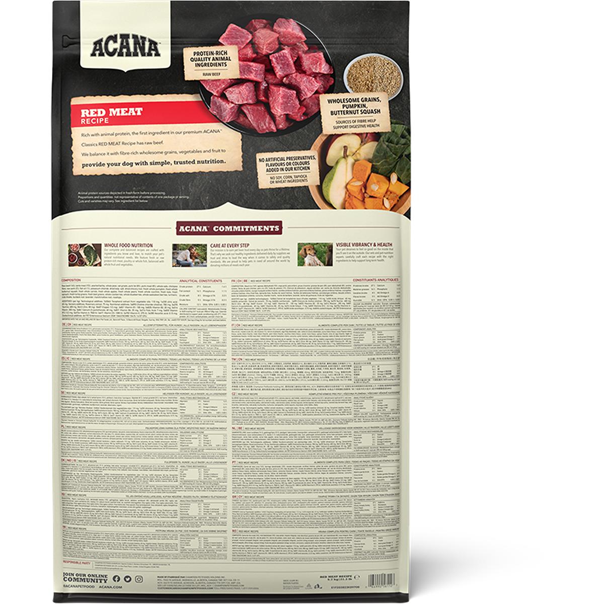 Acana Classics Red Meat Dry Dog Food