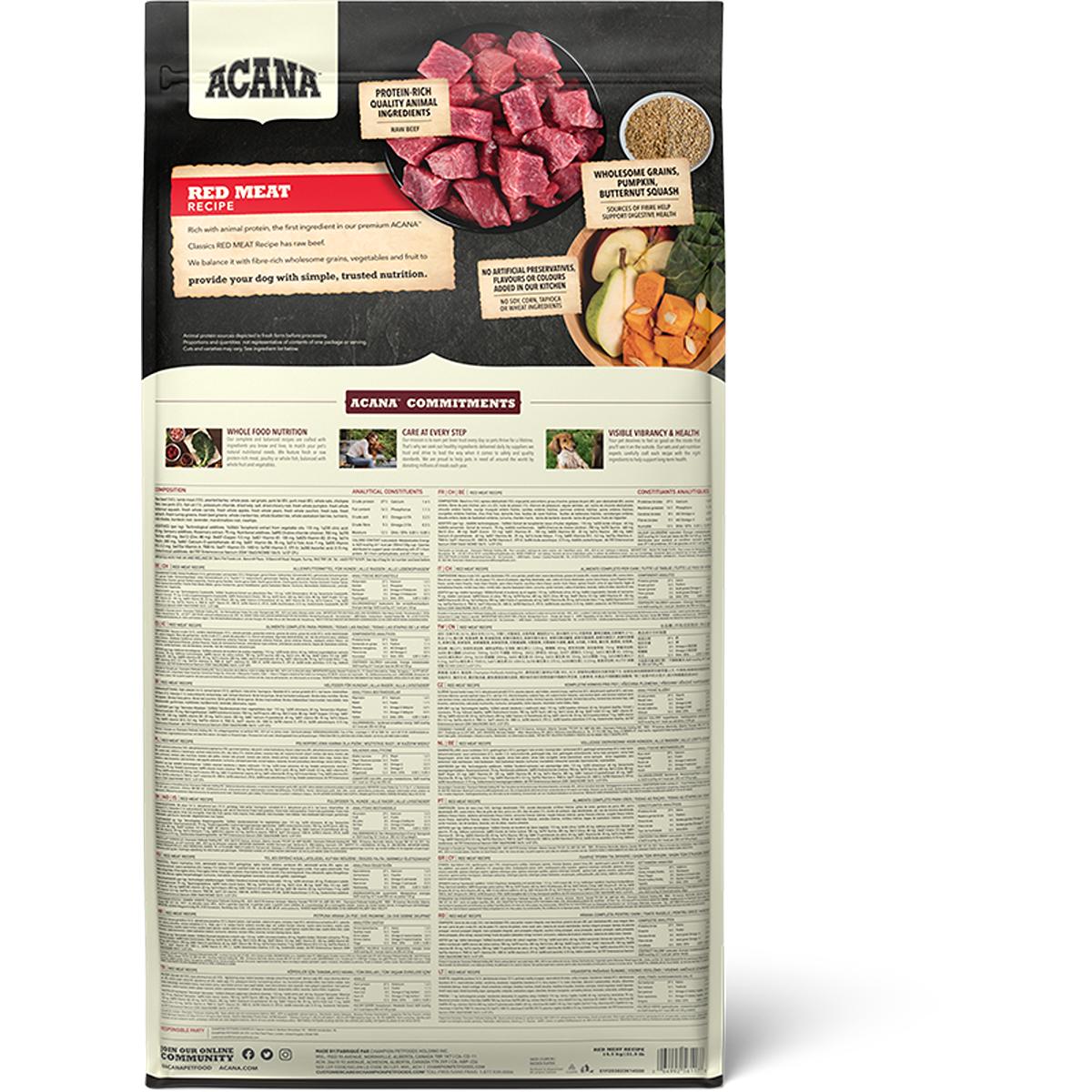 Acana Classics Red Meat Dry Dog Food