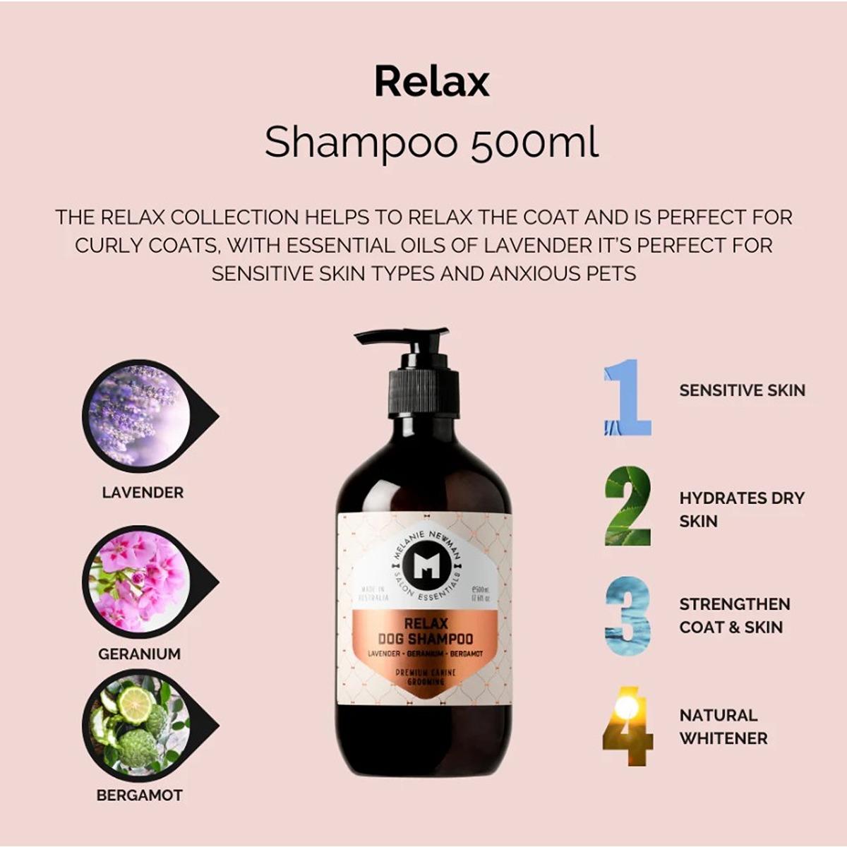 Melanie Newman Salon Essentials Relax Dog Shampoo