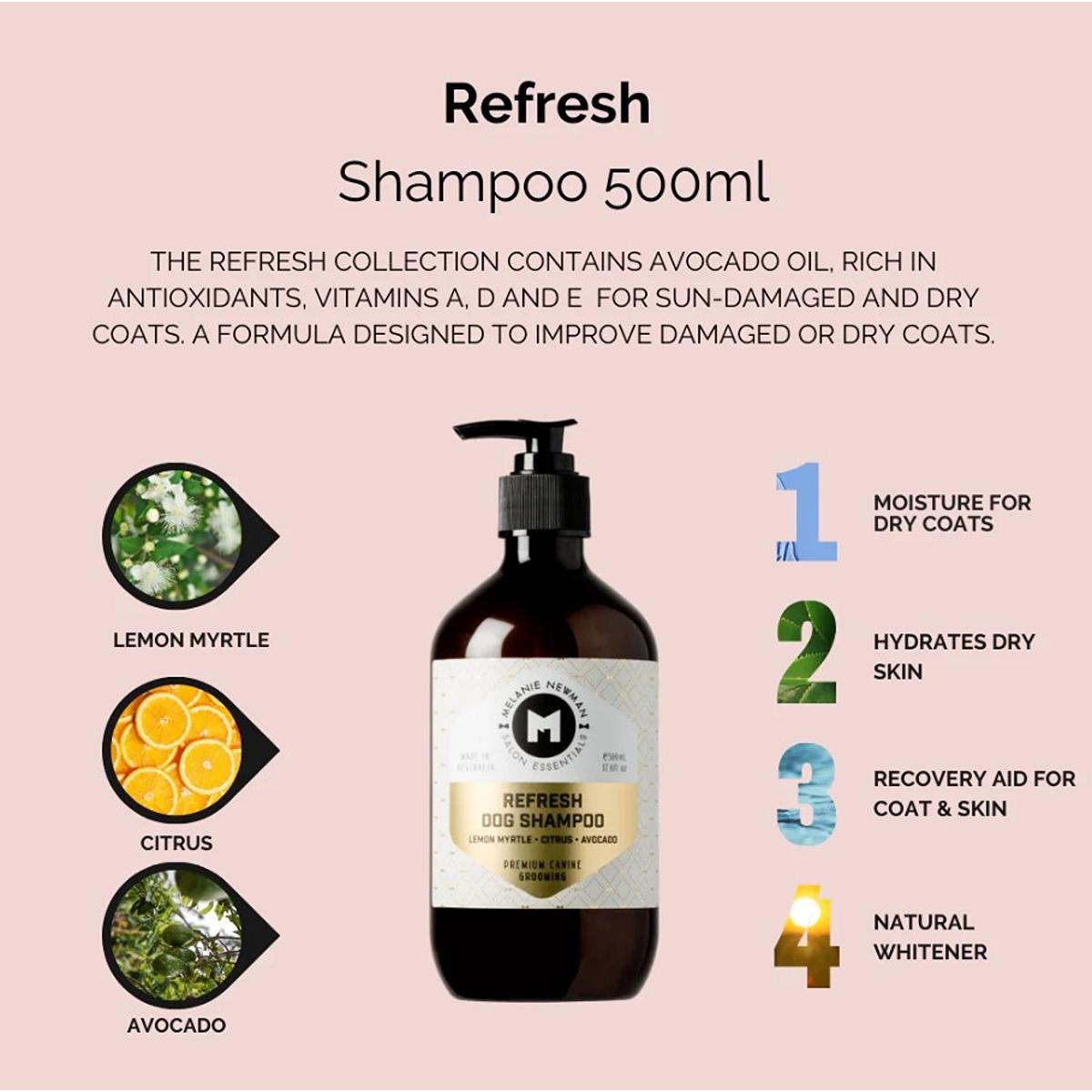 Melanie Newman Salon Essentials Refresh Dog Shampoo