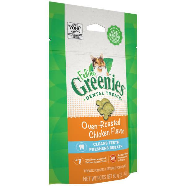 Greenies Oven Roasted Chicken Dental Cat Treats