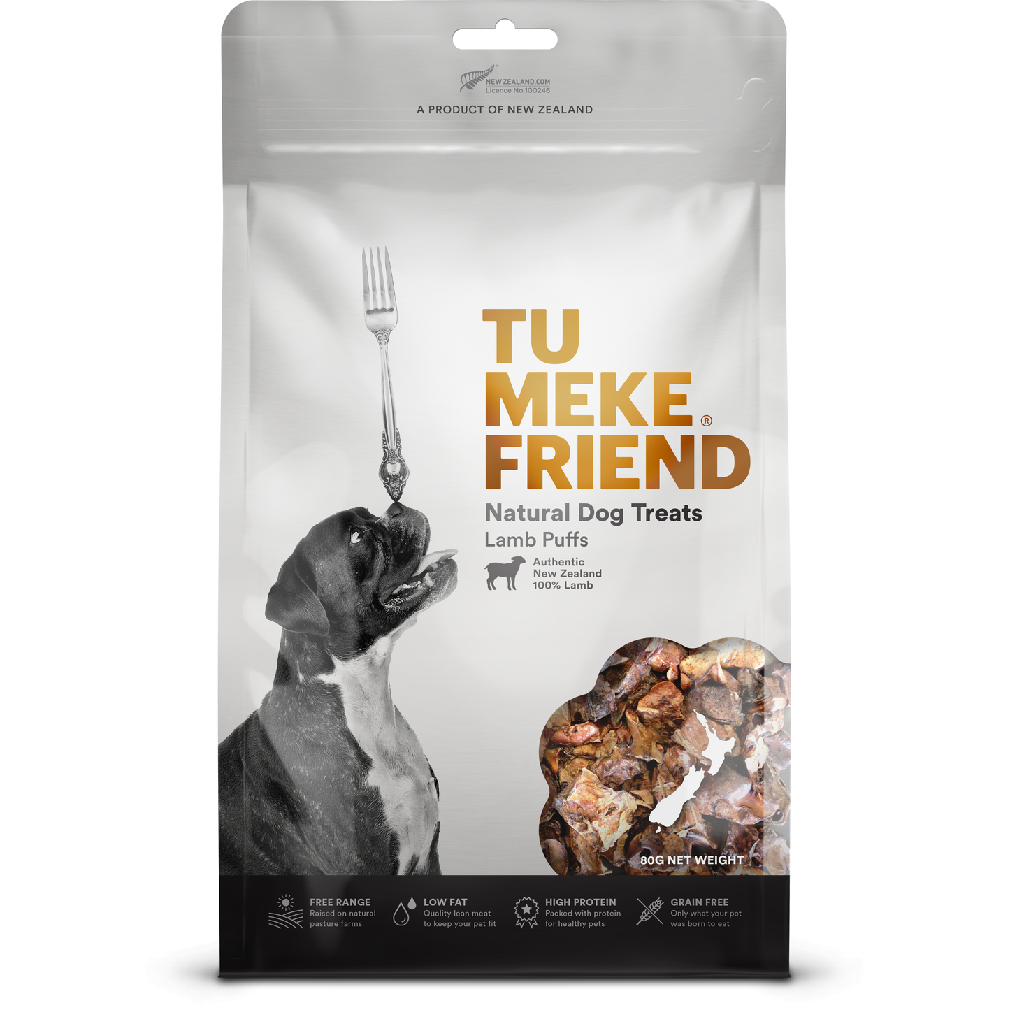 Tu Meke Lamb Lung Dog Treats