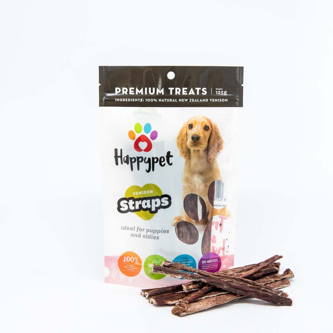 HappyPet Venison Straps Dog Treats