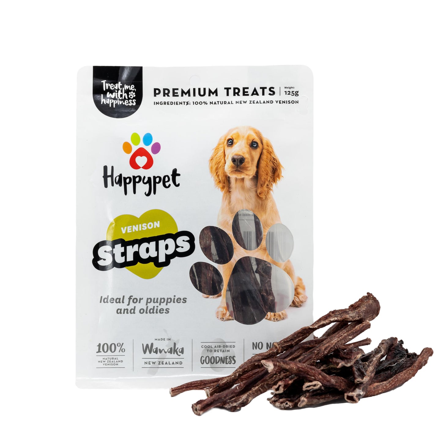 HappyPet Venison Straps Dog Treats