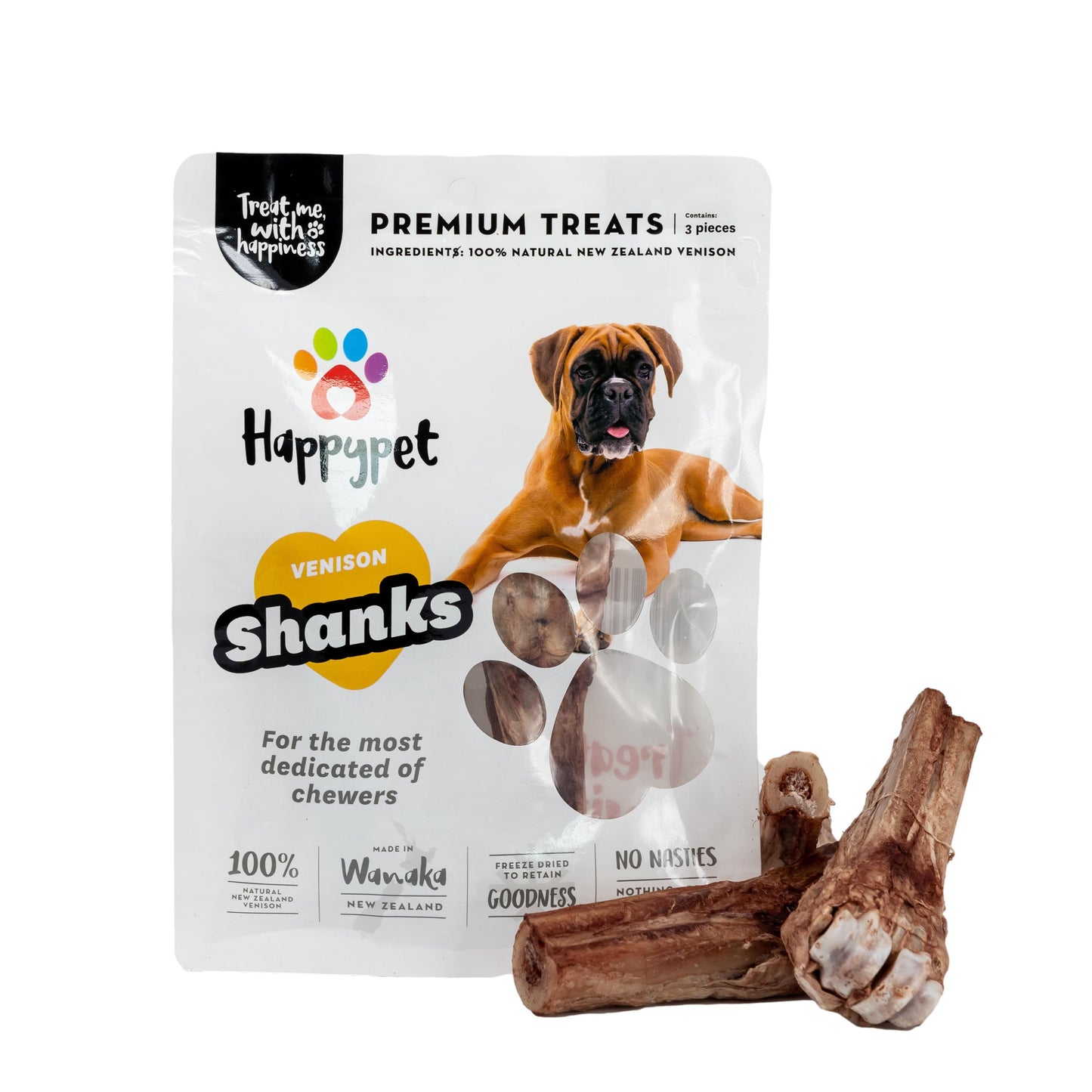 HappyPet Venison Shanks Dog Treats