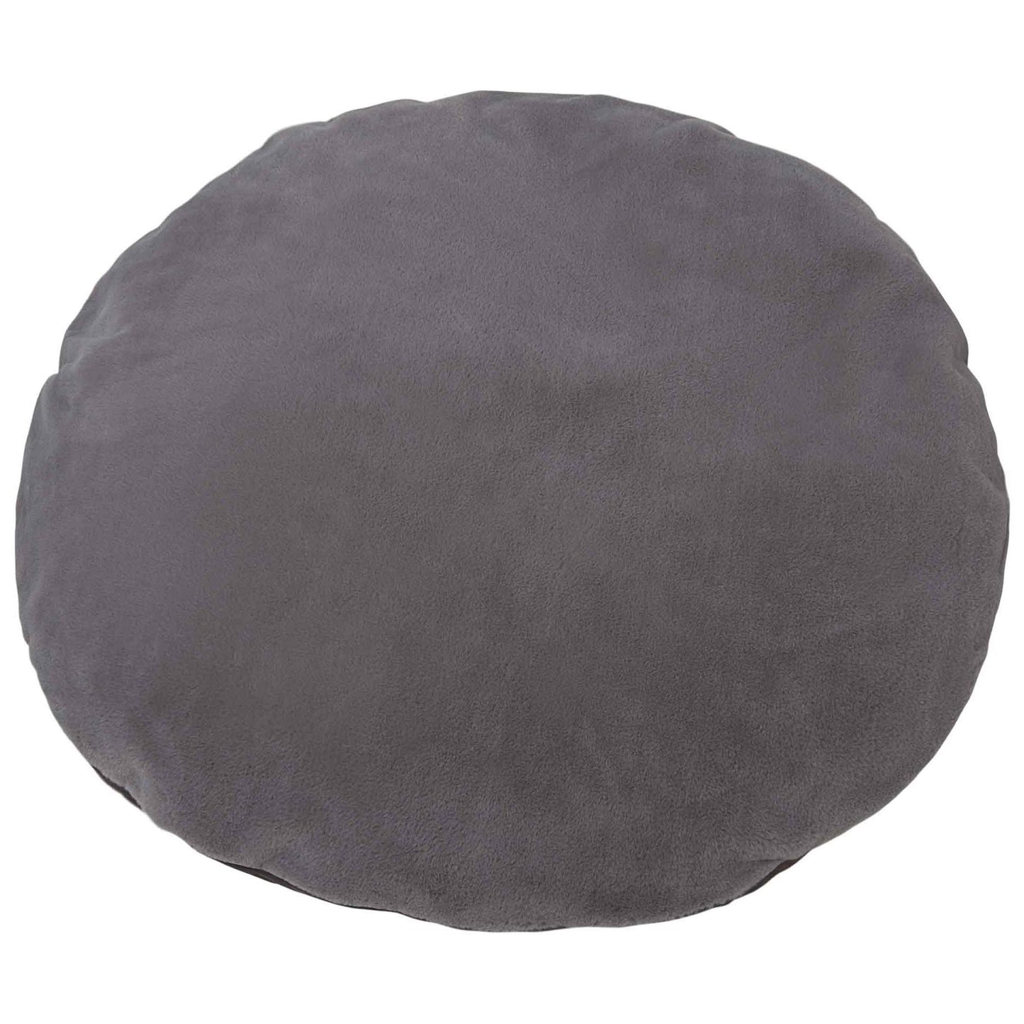 Buddy & Belle Self Warm Round Bolster Bed Grey M