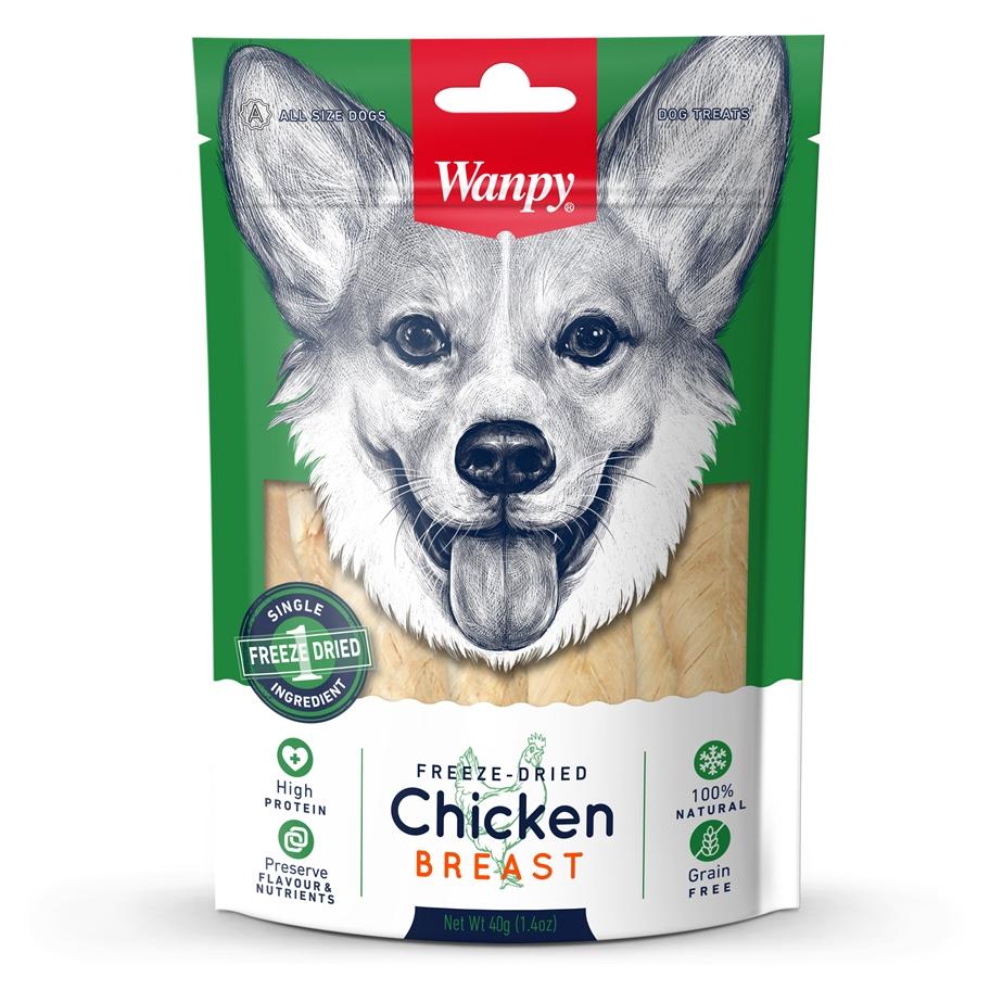 Wanpy Freeze Dried Chicken Dog Treats