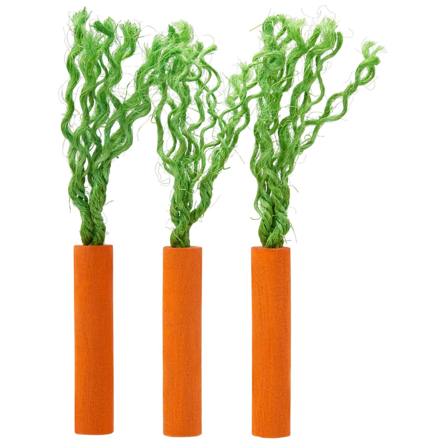 Lexi & Me Small Animal Wooden Chew Carrot Sticks 3pk