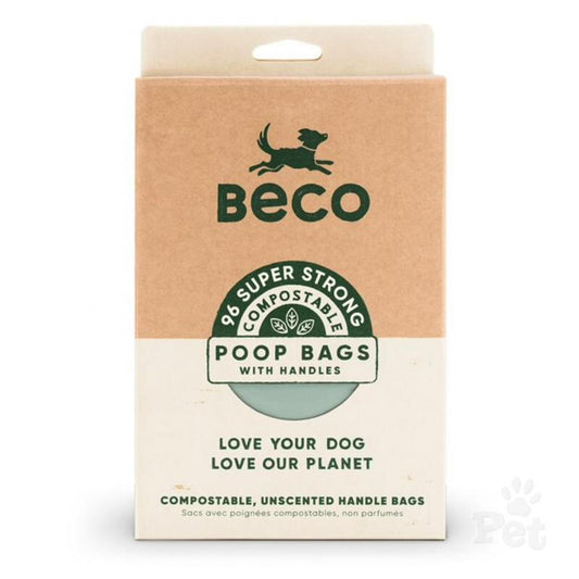 Beco Compostable Poop Bags with Handles 96 Pack